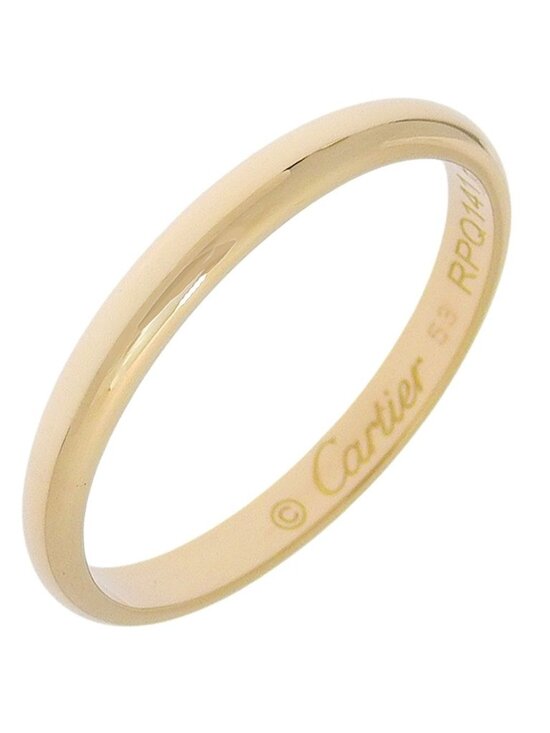 Cartier Jewelry - Cartier 1895 Classic Wedding 18k Yellow Gold Ring